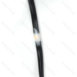 Lampki choinkowe płaskie 50 LED 5 m na 3 baterie AA ciepłe światło dla przytulnej atmosfery