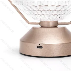 LED Table lamp Ambient PS Rose gold 1W Three Color Temperatures 1800mAh