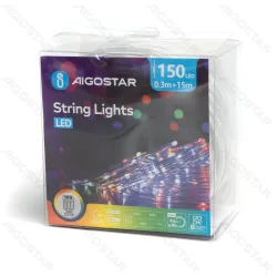 Wężyk LED 15 m 150 LED RGBY Φ5 mm na baterie z 8 funkcjami świetlnymi dla dekoracji