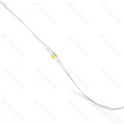Lampki choinkowe drucikowe 50 LED zimna biel 5m na 3 baterie AA do dekoracji