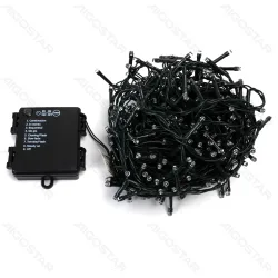 Lampki choinkowe 400 LED na baterie 4AA 20 m ciepłe światło do przytulnego klimatu