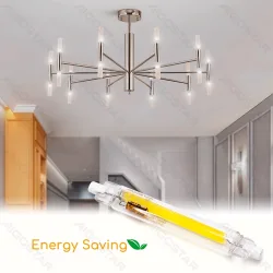 Żarnik LED COB R7S 8W 230V 118mm biały zimny do mocnego światła