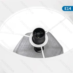Ceramiczna lampa stołowa Aigostar E14 praktyczna i stylowa do każdego wnętrza