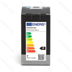 Żarówka LED R50 E14 7W 6500K 610lm biała zimna energooszczędna do biura