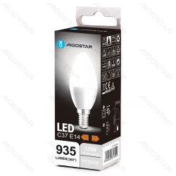 Żarówka LED świeczka C37 E14 10W 935lm 6500K zimna biała do biura