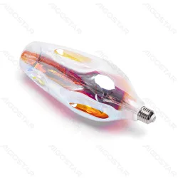 Żarówka LED filament Alien E27 4W 1800K o ciepłym świetle do przytulnego klimatu - kolorowy gradient pomarańczowo-fioletowy