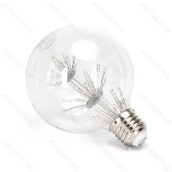 Ozdobna żarówka LED G95 E27 1,8W ze wzorem gwiaździstego nieba do salonu