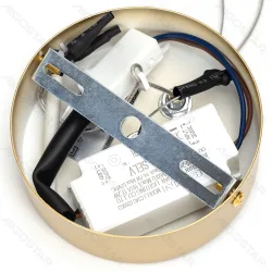 Aluminiowa lampa wisząca 13,5W 2700K ciepła do salonu energooszczędna