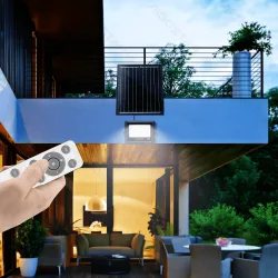 Halogen solarny LED 100W 1000lm zimne światło czarny praktyczne oświetlenie zewnętrzne