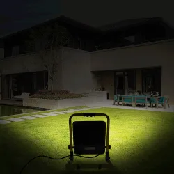 Przenośny halogen roboczy 100W 6500K z przewodem mocne światło do pracy