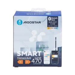 Inteligentna żarówka Bluetooth Mesh G45 4,5W CCT 2 sztuki energooszczędna do salonu