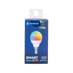 Żarówka LED Bluetooth MESH G45 E14 4,9W RGB+CCT 420lm do sterowania kolorami