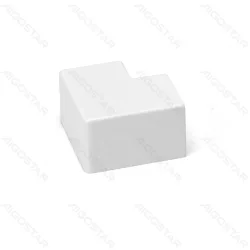 Kwadratowa listwa PVC 16x16 mm biała płaska gięta 4 sztuki praktyczny zestaw