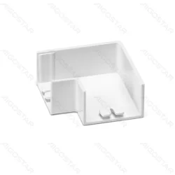 Kwadratowa listwa PVC 25x16 mm biała płaska gięta 4 sztuki praktyczny zestaw