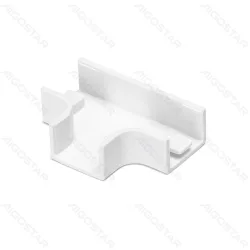 Łącznik kątowy PVC 15x10 mm biały w zestawie 4 sztuki do trwałych połączeń