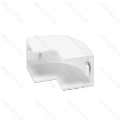 Kolanko zewnętrzne kwadratowe 15x10 mm białe PVC 4 szt praktyczne i trwałe