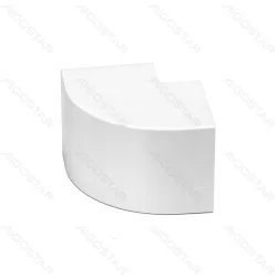 Kwadratowe kolanko zewnętrzne 40x40 mm białe PVC 4 sztuki praktyczny zestaw
