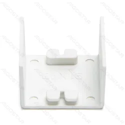 Łącznik prosty kwadratowy do korytka 25x16 mm biały PVC 4 szt praktyczny zestaw