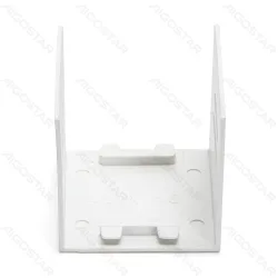 Kwadratowy łącznik listwy PVC 40x40 mm biały 4 sztuki praktyczny zestaw