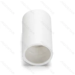 Okrągła biała listwa PVC 16 mm 4 sztuki praktyczny łącznik do wykończeń
