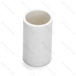 Okrągła biała listwa PVC 16 mm 4 sztuki praktyczny łącznik do wykończeń