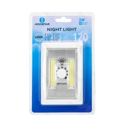 Lampka nocna Aigostar na baterie AAAx3 120 lm z regulacją jasności dla wygody użytkowania