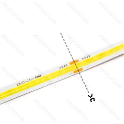 Taśma LED 5 m 10 W/m 6500K COB w blisterze mocne światło do biura