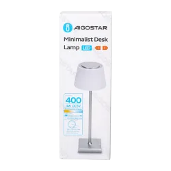 Akumulatorowa lampa biurkowa 4W CCT z dotykowym ściemnianiem i ładowaniem USB dla wygody użytkowania