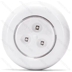 3 x lampka nocna RGB na baterie 3xAAA z pilotem Aigostar dla wygody użytkowania