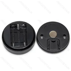 Lampka nocna LED COB 3W 75LM zimna na baterie 3 AAA praktyczne oświetlenie