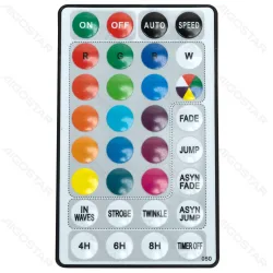 Wąż świetlny 10m 100 LED RGB na baterie z pilotem 32-klawiszowym dla efektownego oświetlenia