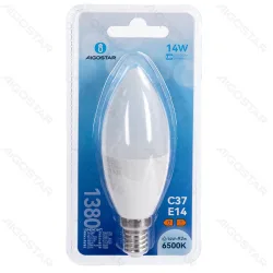 Żarówka LED świeczka C37 E14 14W 6500K 1380lm Aigostar do biura