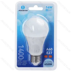 Żarówka LED A60 E27 14W 6500K 1 sztuka blister mocne światło do biura
