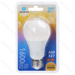 Żarówka LED A60 E27 16W 3000K 1 sztuka blister do salonu energooszczędna