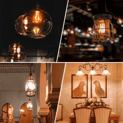 Żarówka LED Filament A60 E27 14W 1540lm ciepła do salonu energooszczędna