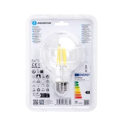 Żarówka LED Filament G95 E27 20W=136W 2200lm zimna do biura energoszczędna