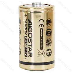 Bateria alkaliczna cynkowo-węglowa R20D 1,5V w praktycznym opakowaniu 2 sztuk