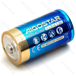 Bateria alkaliczna LR14C 1,5V 2 sztuki praktyczne zasilanie urządzeń