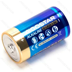 Bateria alkaliczna LR20D 1.5V 2 sztuki niezawodnej mocy i trwałości