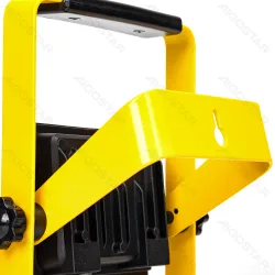 Przenośna lampa robocza LED 50W 6500K z podstawką i kablem 1,8m do biura