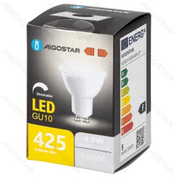 Żarówka LED GU10 4,9W 425lm 4000K neutralna ściemnialna do kuchni
