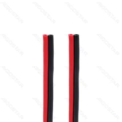 Kabel audio 2-żyłowy 0,75 mm² 20 m czerwono-czarny do niezawodnych połączeń audio