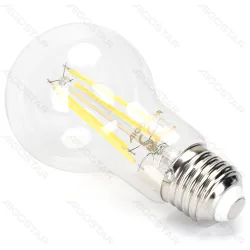 Żarówka LED filament A60 E27 6W 6500K przezroczysta energooszczędna do biura