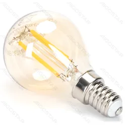 Ściemnialna żarówka LED G45 E14 4W 2200K 400lm filament Aigostar do przytulnego klimatu
