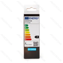 Ściemnialna żarówka świeczka LED G45 E27 4W 400lm ciepła do salonu energiooszczędna
