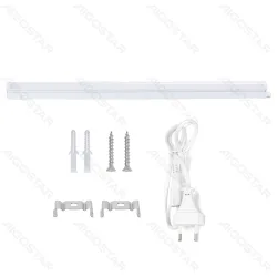 Oprawa LED T5 0,6m 9W 4000K z kablem transparentna do kuchni