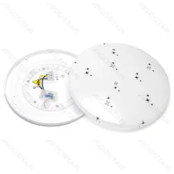Lampa sufitowa LED 12W 1300lm 6500K z efektem gwiazd do biura