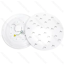 Lampa sufitowa LED 36W 4000lm 3000K z kloszem gwiezdny efekt do salonu