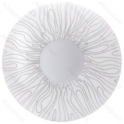 Lampa sufitowa LED 12W 1300lm 6500K zimna z efektem słonecznika do biura