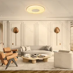 Lampa sufitowa LED 36W 4000lm 3000K z efektem słonecznika do salonu
